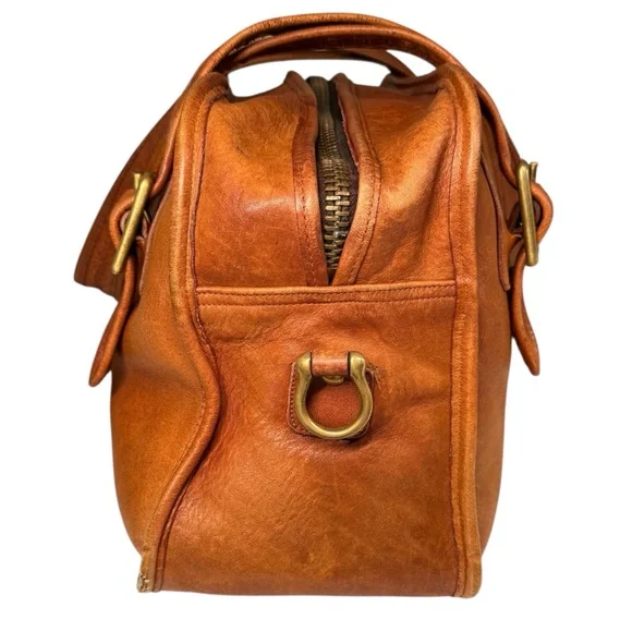 Vintage Coach OG Flite Bag in Rust - Style No. 9325 w/ Cartouche Embossing - Picture 3 of 11